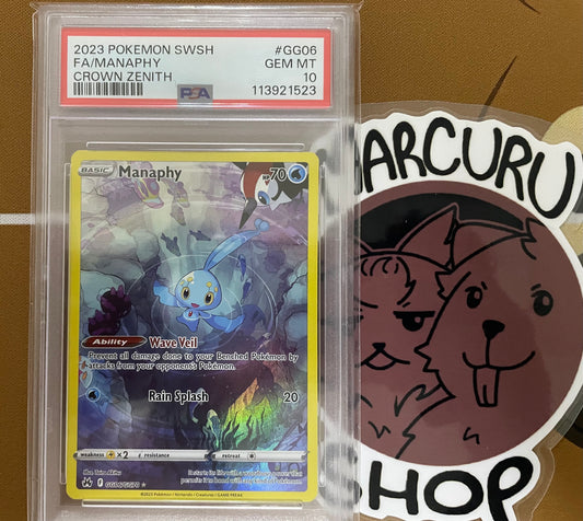 PSA 10 Manaphy - Crown Zenith: Galarian Gallery (CRZ:GG)