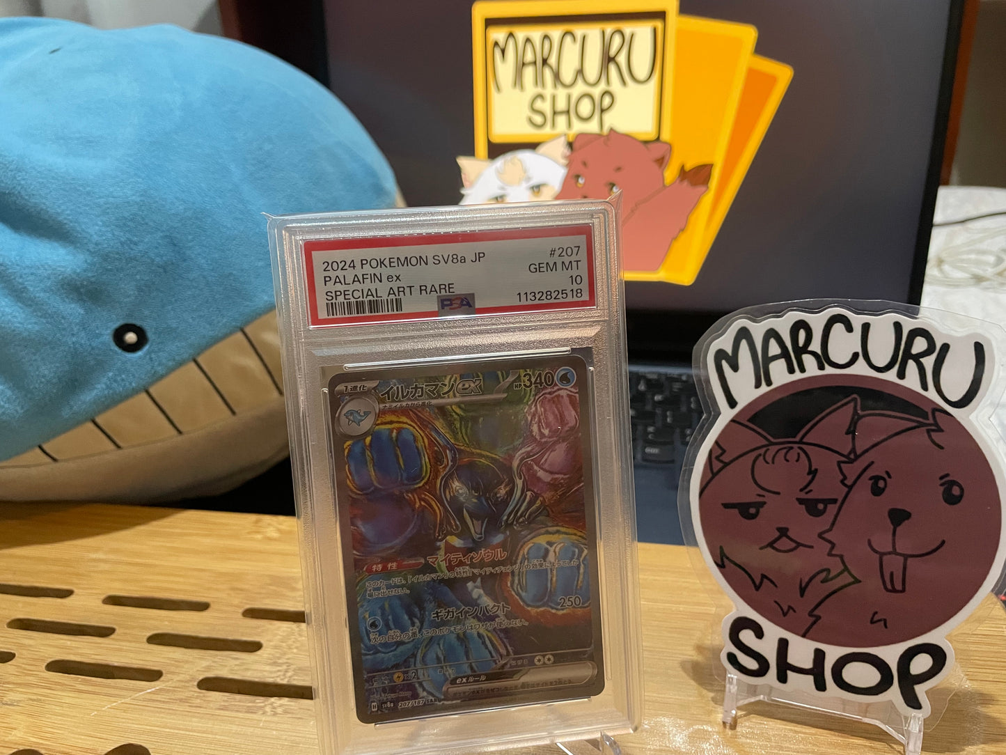 PSA 10 JP Palafin ex - 207/187 - SV8a: Terastal Fest ex (SV8a)