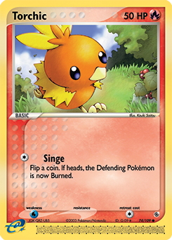 Torchic (74)  - 74 - EX Ruby & Sapphire