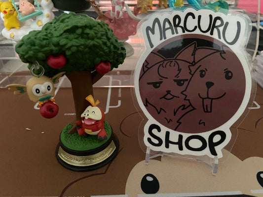 Pokemon 2024 Rowlet Fuecoco Re-Ment Swing Vignette Series #3 Figure
