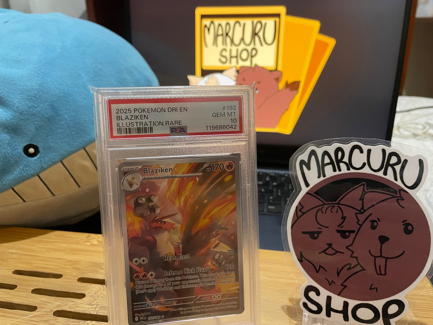 PSA 10 Blaziken - 192/182 - SV10: Destined Rivals (DRI)