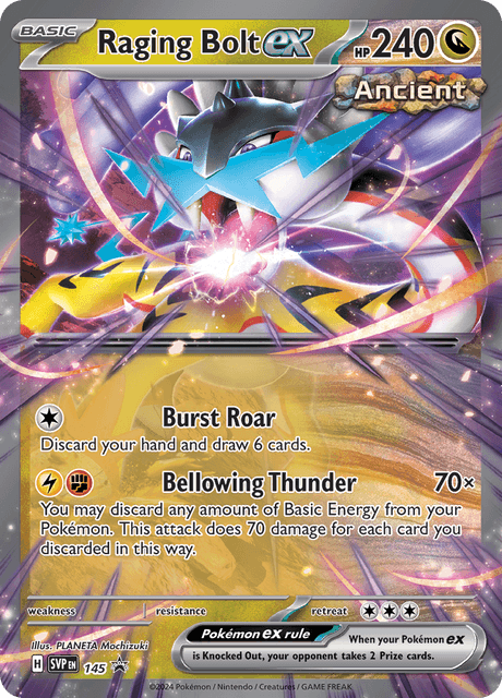 Raging Bolt ex  - 145 - Scarlet & Violet Promo