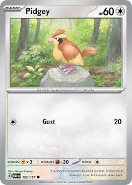 Pidgey  - 162/197 - Obsidian Flames