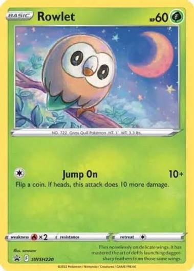 Rowlet - SWSH220 (Cosmos Holo) - SWSH220 - Miscellaneous Cards & Products