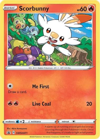 Scorbunny - SWSH071 - Sword & Shield Promo