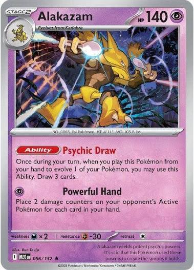 Alakazam - 056/132 - Mega Evolution