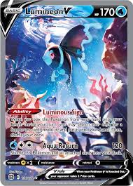 Lumineon V (Alternate Full Art) - 156/172 - Brilliant Stars