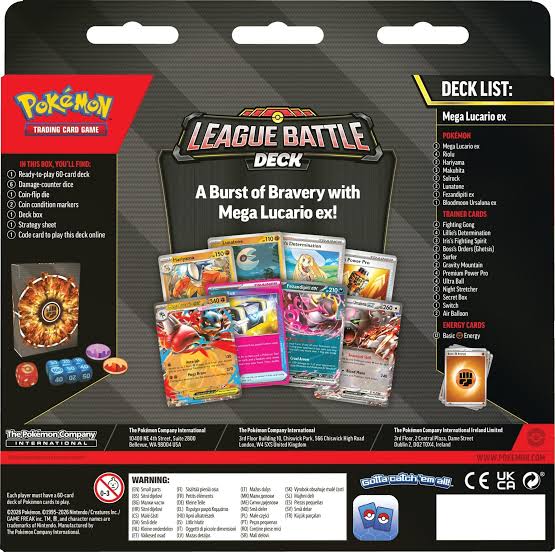 League Battle Deck [Mega Lucario ex] -  - Miscellaneous Cards & Products