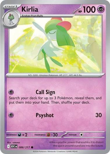 Kirlia - 088/217 - Ascended Heroes