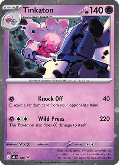 Tinkaton (Cosmo Holo) - 140 - Scarlet & Violet Promo