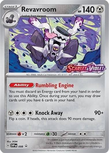 Revavroom (Prerelease) - 008 - Scarlet & Violet Promo