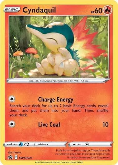 Cyndaquil (Cosmos Holo) - SWSH221 - Sword & Shield Promo
