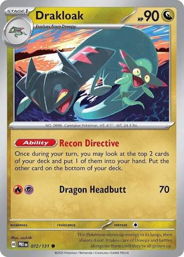 Drakloak - 072/131 - Prismatic Evolutions