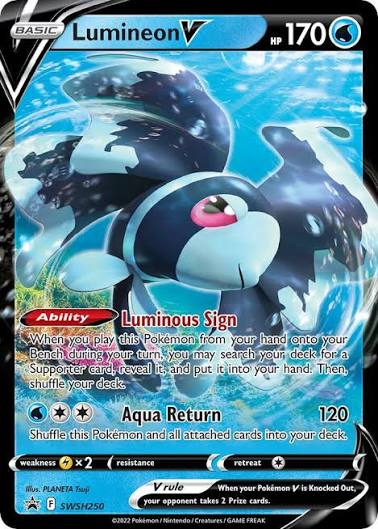 Lumineon V - SWSH250 - Sword & Shield Promo