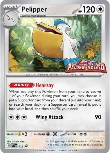 Pelipper (Prerelease) - 022 - Scarlet & Violet Promo