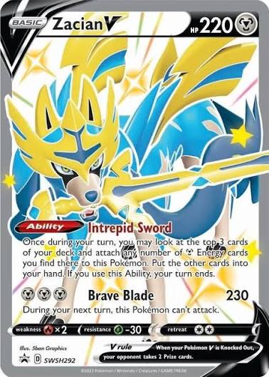 Zacian V (Shiny) - SWSH292 - Sword & Shield Promo