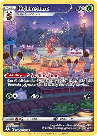 Kricketune - GG02/GG70 - Crown Zenith: Galarian Gallery