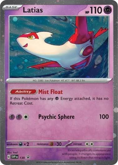 Latias (Cosmo Holo) - 139 - Scarlet & Violet Promo