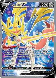 Zacian V (Full Art)  - 195/202 - Sword & Shield Base Set