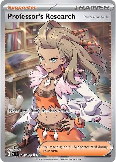 Professor's Research (Professor Sada) - 240/198 - Scarlet & Violet Base Set