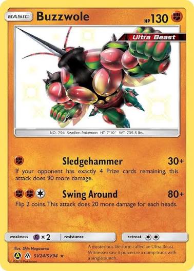 Buzzwole - SV24/SV94 - Hidden Fates: Shiny Vault