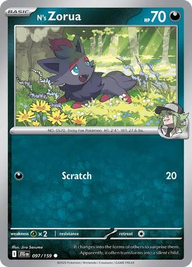 N's Zorua - 097/159 - Journey Together