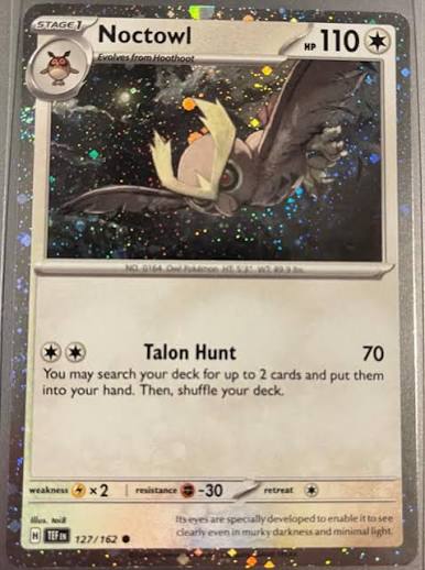 Noctowl (Cosmos Holo) - 127/162 - Scarlet & Violet Promo