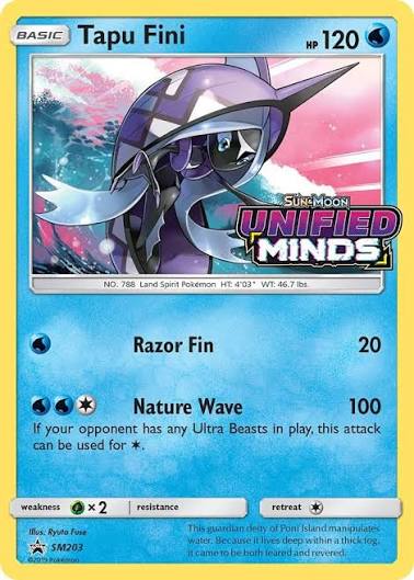 Tapu Fini (Prerelease) - SM203 - Sun & Moon Promo