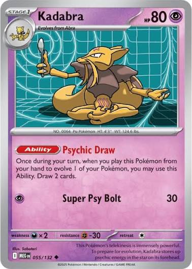 Kadabra - 055/132 - Mega Evolution