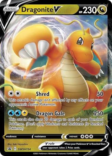Dragonite V - SWSH154 - Sword & Shield Promo
