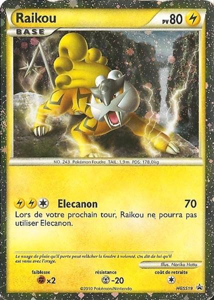 Raikou (HGSS19) [HeartGold & SoulSilver: Black Star Promos]